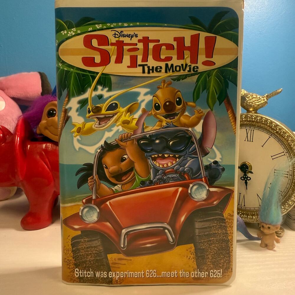 Stitch! The Movie VHS (2003) Disney Clamshell | Tested & Working